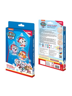 Роспись по дереву, елочные игрушки «Скай, Эверест и Маршалл», Щенячий патруль