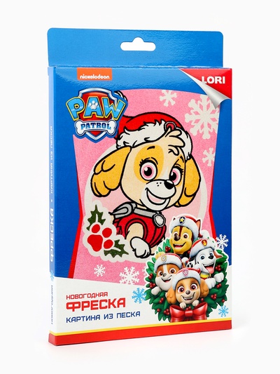 Фреска новогодняя «Праздничная Скай», Щенячий патруль
