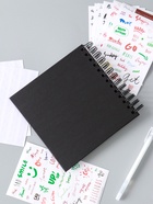 Фотоальбом на спирали 20 листов, с набором: уголки, стикеры, ручка, 17×17×2 см - фото 809309080