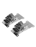 Кронштейн складной ТУНДРА ks001, 70х70 мм, цвет хром, набор 2 шт - фото 809309083