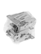 Кронштейн складной ТУНДРА ks001, 70х70 мм, цвет хром, набор 2 шт - фото 809309089