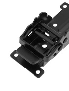 Кронштейн складной ТУНДРА ks001, 70х70 мм, цвет черный, набор 2 шт - фото 809309095