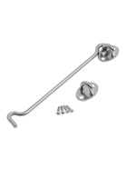 Крючок ветровой LOCKLAND KV001, L=200 мм, нержа, цвет хром, 2 шт - фото 809309122