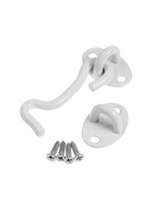 Крючок ветровой LOCKLAND KV001, L=75 мм, нержа, цвет белый, 2 шт - фото 809309132