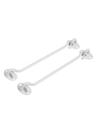 Крючок ветровой LOCKLAND KV001, L=200 мм, нержа, цвет белый, 2 шт - фото 809309144