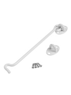 Крючок ветровой LOCKLAND KV001, L=200 мм, нержа, цвет белый, 2 шт - фото 809309147