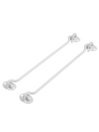 Крючок ветровой LOCKLAND KV001, L=250 мм, нержа, цвет белый, 2 шт - фото 809309149