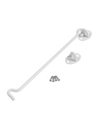 Крючок ветровой LOCKLAND KV001, L=250 мм, нержа, цвет белый, 2 шт - фото 809309152