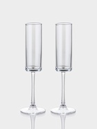 Набор бокалов для шампанского Just for you, 180 мл, 2 шт., 7×24 см, стекло, прозрачный - фото 60871114