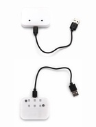 Туалет закрытый с УФ-лампой и миской 52×38×37 см, серый - фото 59849814