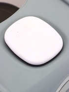 Туалет закрытый с УФ-лампой и миской 52×38×37 см, серый - фото 59849809