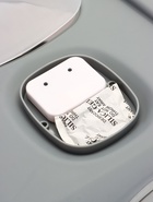 Туалет закрытый с УФ-лампой и миской 52×38×37 см, серый - фото 59849810