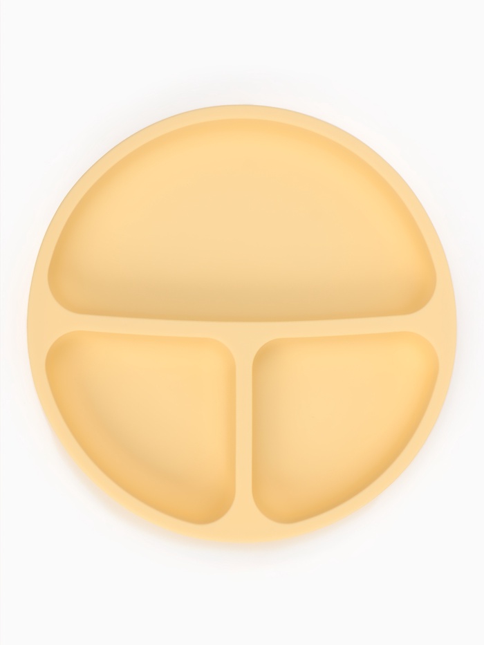 Тарелка детская секционная, 3 секции, молочный, Mum&Baby - Фото 1