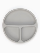 Тарелка детская секционная с ложкой и вилкой, 3 секции, серый, Mum&Baby - Фото 3