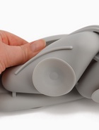 Тарелка детская секционная с ложкой и вилкой, 3 секции, серый, Mum&Baby - Фото 7