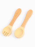 Тарелка детская секционная с ложкой и вилкой, 3 секции, розовый, Mum&Baby - Фото 11