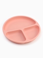 Тарелка детская секционная с ложкой и вилкой, 3 секции, розовый, Mum&Baby - фото 119073623