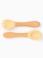 Тарелка детская секционная с ложкой и вилкой, 3 секции, розовый, Mum&Baby - Фото 10