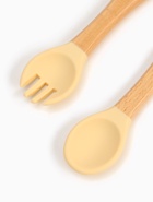 Тарелка детская секционная с ложкой и вилкой, 3 секции, бирюзовый, Mum&Baby - Фото 12