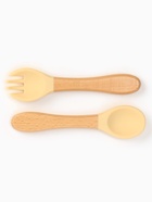 Тарелка детская секционная с ложкой и вилкой, 3 секции, бирюзовый, Mum&Baby - Фото 10