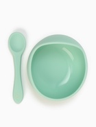 Тарелка детская на присоске и ложка, бирюзовый, Mum&Baby - Фото 6