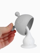 Прорезыватель для зубов с погремушкой 4 в 1 «Зайка», силикон, серый - Фото 10