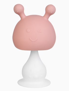 Прорезыватель для зубов с погремушкой 3 в 1 «Зайка», силикон, розовый 10881362