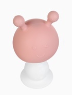 Прорезыватель для зубов с погремушкой 4 в 1 «Зайка», силикон, розовый - фото 60871143