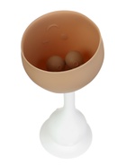 Прорезыватель для зубов с погремушкой 3 в 1 «Зайка», силикон, бежевый 10881363