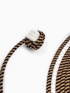 Когтеточка-коврик с хвостом 50 см, коричневый - фото 809309459