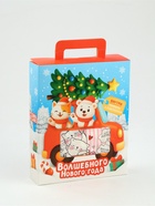 Сладкий детский подарок «Волшебного нового года»: набор конфет 500 гр. с пиксельным конструктором в коробке - фото 119073798 Сладкий детский подарок «Волшебного нового года»: набор конфет 500 гр. с пиксельным конструктором в коробке - фото 119073798