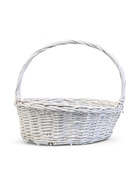 УЦЕНКА Набор корзин, 45×36×14/41 см, 39×31×13/36 см, 33×25×11/31 см, 28×19×9/26 см, белый, ива - Фото 2