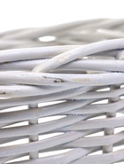 УЦЕНКА Набор корзин, 45×36×14/41 см, 39×31×13/36 см, 33×25×11/31 см, 28×19×9/26 см, белый, ива - Фото 13