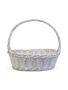 УЦЕНКА Набор корзин, 45×36×14/41 см, 39×31×13/36 см, 33×25×11/31 см, 28×19×9/26 см, белый, ива - Фото 14