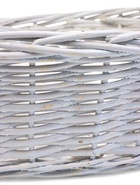 УЦЕНКА Набор корзин, 45×36×14/41 см, 39×31×13/36 см, 33×25×11/31 см, 28×19×9/26 см, белый, ива - Фото 15