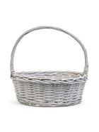 УЦЕНКА Набор корзин, 45×36×14/41 см, 39×31×13/36 см, 33×25×11/31 см, 28×19×9/26 см, белый, ива - Фото 16