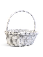 УЦЕНКА Набор корзин, 45×36×14/41 см, 39×31×13/36 см, 33×25×11/31 см, 28×19×9/26 см, белый, ива - Фото 3