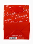 Пакет ламинированный Love you, 9 ? 12 ? 6.5 см (комплект 4 шт) - фото 59850088