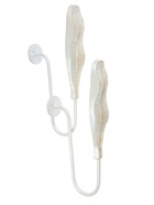 Держатель для штор CAPPIO KS040, белый с золотом, набор 2 шт. - фото 60173429