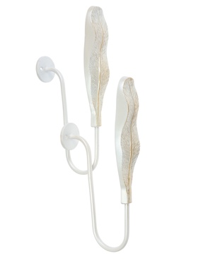 Крючок для штор CAPPIO KS040, цвет белый с золотом, набор 2 шт