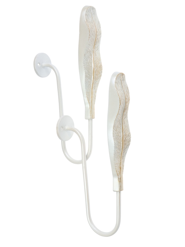 Держатель для штор CAPPIO KS040, белый с золотом, набор 2 шт.