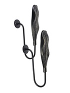 Держатель для штор CAPPIO KS040, черный с золотом, набор 2 шт. - фото 60173441