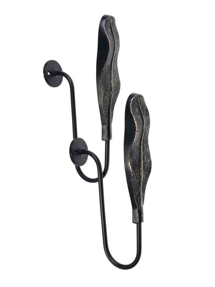 Держатель для штор CAPPIO KS040, черный с золотом, набор 2 шт.