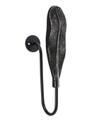 Держатель для штор CAPPIO KS040, черный с золотом, набор 2 шт. - фото 60173442