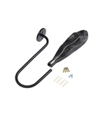 Держатель для штор CAPPIO KS040, черный с золотом, набор 2 шт. - фото 60173445