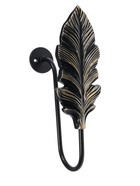 Держатель для штор CAPPIO KS041, черный с золотом, набор 2 шт. - фото 60173448