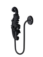 Держатель для штор CAPPIO KS042, черный с золотом, набор 2 шт. - фото 60173456