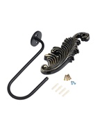 Держатель для штор CAPPIO KS042, черный с золотом, набор 2 шт. - фото 60173457