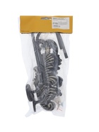 Держатель для штор CAPPIO KS042, черный с золотом, набор 2 шт. - фото 60173458