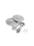 Держатель для штор CAPPIO KS030, d=95 мм, цвет серебро, 2 шт. - фото 60173463